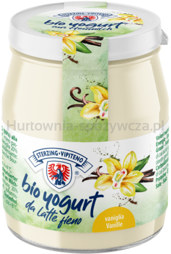 Jogurt Waniliowy Z Mleka Siennego Bezglutenowy Bio 150 G (Słoik) - Sterzing-Vipiteno [BIO]