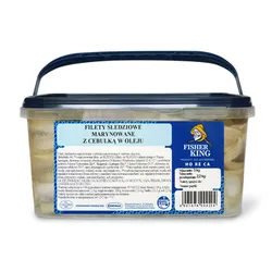 Fisherking Filety Śledziowe Marynowane Z Cebulką W Oleju 3Kg