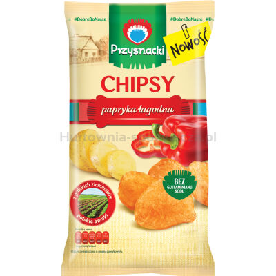 Przysnacki Chipsy Papryka Łagodna 135 G