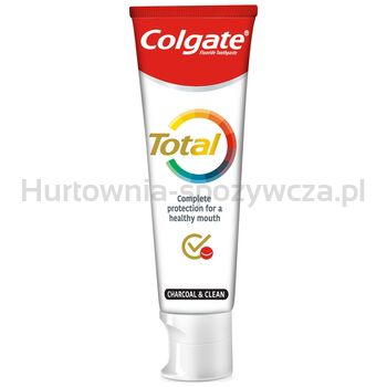 Colgate Pasta Do Zębów Total Charcoal  Clean Multiochronna Z Aktywnym Węglem 75 Ml