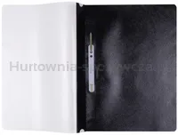 Skoroszyt OFFICE PRODUCTS, PP, A4, miękki, 100/170mikr., wpinany, czarny - 2