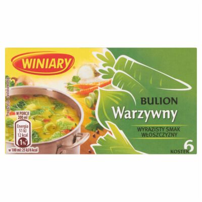 Winiary Bulion Warzywny 60G (6 Sztuk)