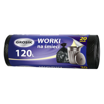 Grosik Worki Na Śmieci 120 L 20 Sztuk