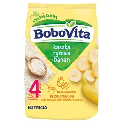 Bobovita Kaszka Ryżowa Banan Po 4 Miesiącu 180 G