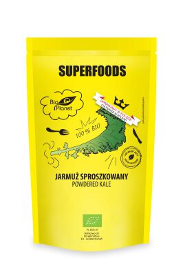 Jarmuż Sproszkowany Bio 125 G - Bio Planet [BIO]