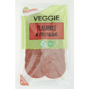 Drobimex Veggie Plasterki W Stylu Salami 80 G 