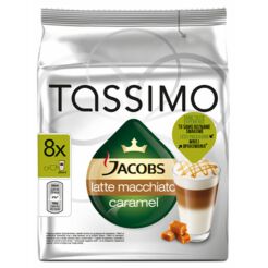 Tassimo Jacobs Latte Macchiato Caramel Kawa Mielona 8 Kapsułek I Mleko 8 Kapsułek 268 G