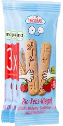 Ciasteczka orkiszowo-pszenne malina, truskawka, jabłko powyżej 8 miesięcy 3x BIO 30 g