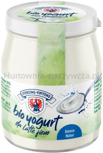 Jogurt Naturalny Z Mleka Siennego 3,5 % Bio 150 G (Słoik) - Sterzing-Vipiteno [BIO]