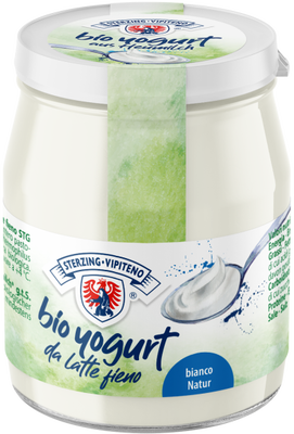 Jogurt Naturalny Z Mleka Siennego 3,5 % Bio 150 G (Słoik) - Sterzing-Vipiteno [BIO]