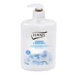 Mydło w płynie LUKSJA Creme, len i mleczko ryżowe, 500ml
