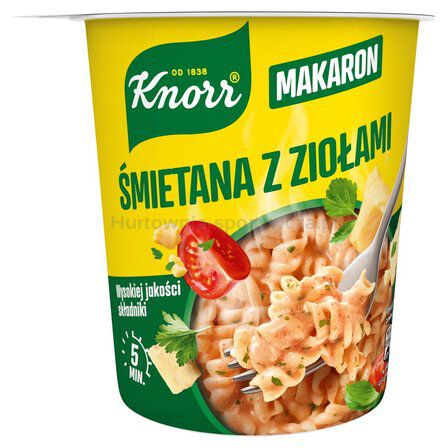 Knorr Danie Makaron Smietana Z Ziołami 59G