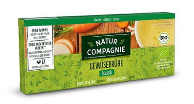 Natur Compagnie Natur Compagnie Bulion Kostki Warzywne Bez Dodatku Cukrów Bio (12 X 10,5 G) 126 G [BIO]