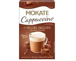 Mokate Cappuccino z belgijską czekoladą 160 g (20 g x 8)