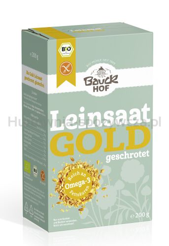 Len Złoty Mielony Bezglutenowy Bio 200 G - Bauck Hof [BIO]