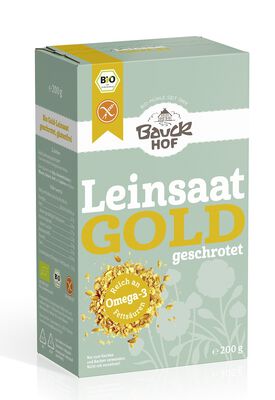 Len Złoty Mielony Bezglutenowy Bio 200 G - Bauck Hof [BIO]