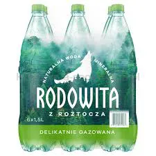 Rodowita Woda Mineralna delikatnie gazowana 1L SK