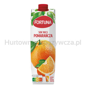 Fortuna Sok 100% Pomarańcza 1 L