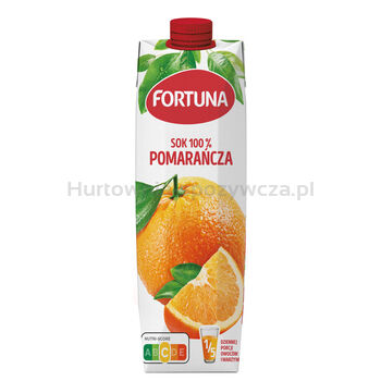 Fortuna Sok 100% Pomarańcza 1 L