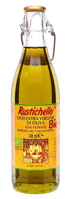 Oliwa Z Oliwek Extra Virgin Niefiltrowana Bio 500 Ml - Rustichello [BIO]