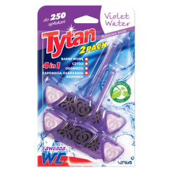 Czterofunkcyjna Zawieszka Barwiąca Wodę Tytan Violet Water 2X40G