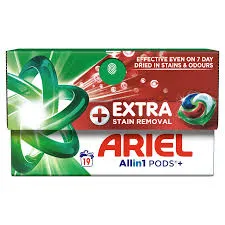 Ariel Allin1 Pods+ Extra Stain Removal Kapsułki Do Prania, 19 Prań