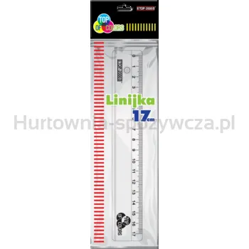 Top 2000 Linijka przezroczysta 17 cm 