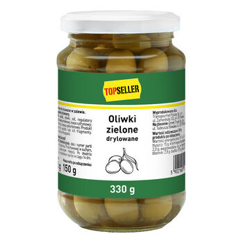 Topseller Oliwki zielone drylowane 330g