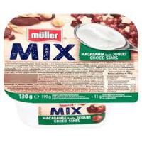 Muller Jogurt Mix Makadamia Z Dodatkiem Choco Stars 130G