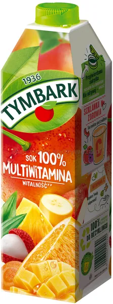 Tymbark Sok 1 l, multiwitamina