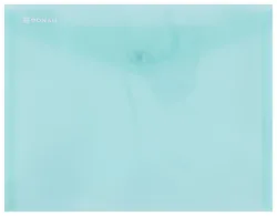 Donau Teczka kopertowa zatrzask, PP, C5, 180mikr., zielona 