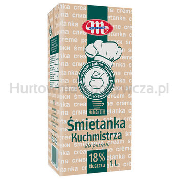 Mlekovita śmietanka Kuchmistrza 18% tłuszczu 1l