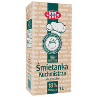 Mlekovita śmietanka Kuchmistrza 18% tłuszczu 1l