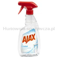 Płyn do mycia szyb AJAX Crystal z amoniakiem, pompka, 500ml