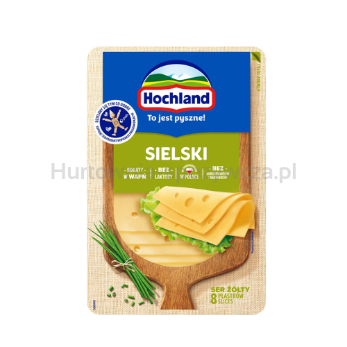 Hochland Ser żółty sielski w plastrach 135 g