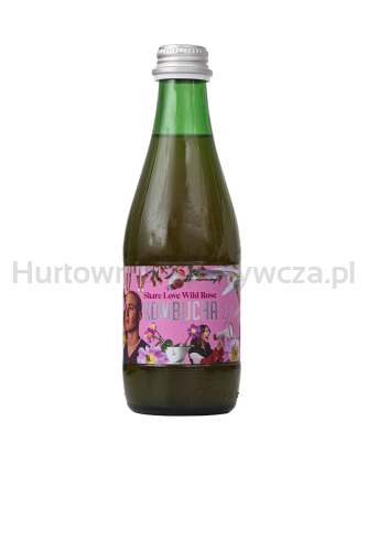 Kombucha Z Sokiem Z Dzikiej Róży (Share Love Wild Rose) Bio 330 Ml - Kombucha By Laurent [BIO]