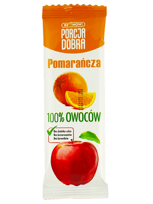 Przekąska Jabłkowo - Pomarańczowa Bez Dodatku Cukru 16 G - Porcja Dobra [BIO]