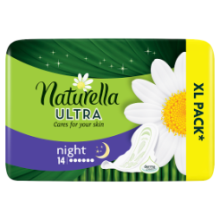 Naturella Ultra Night Camomile Podpaski 14 Sztuk