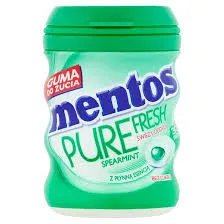 Mentos Pure Fresh Spearmint Butelka 60G