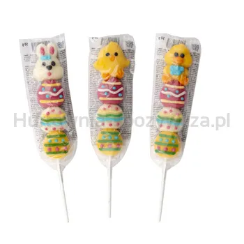 Sweet'nFun Easter Candy Gummy Stick, Wielkanocne żelki na patyku 50g
