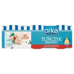 Tuńczyk Orka W Sosie Własnym 3*80 G Mw Dobry Wybór
