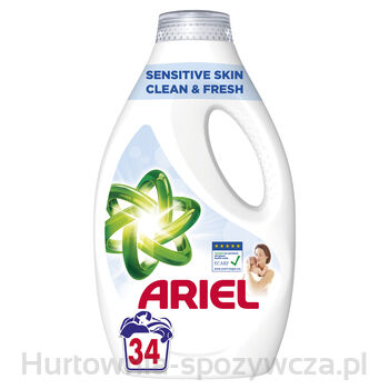 Ariel Sensitive Skin Clean &Amp Fresh Płyn Do Prania 34 Prania 1700 Ml