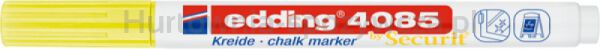Edding Marker kredowy e-4085 1-2 mm, neonowy żółty  - 2