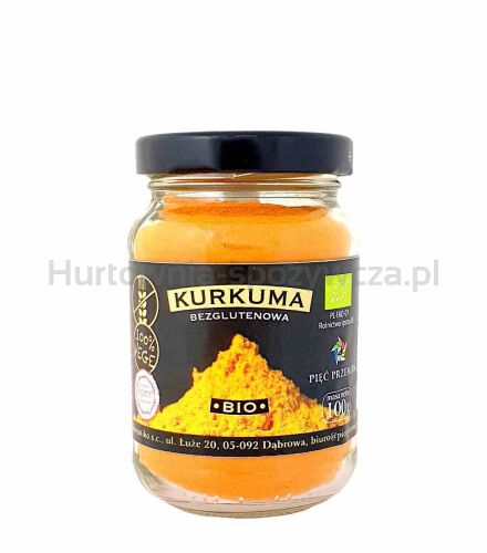 Kurkuma Mielona Bezglutenowa Bio 100 G - Pięć Przemian [BIO]