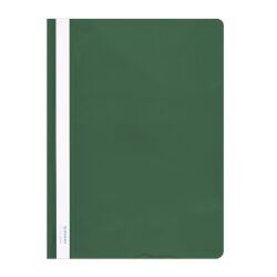 Donau Skoroszyt PVC, A4, twardy, 150/160mikr., zielony 
