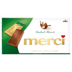 Merci Czekolada Orzechowa-Migdałowa 100G