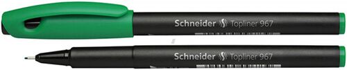 Schneider Cienkopis Topliner 967, 0,4 mm, zielony [BIURO]