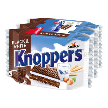 Knoppers Black White 75G