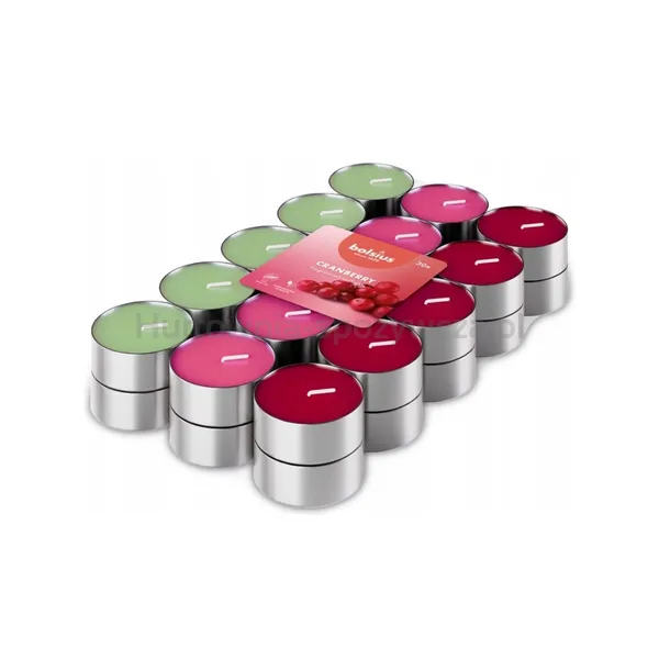 Bolsius Podgrzewacze Zapachowe 3,5H 30 Szt. Żurawina