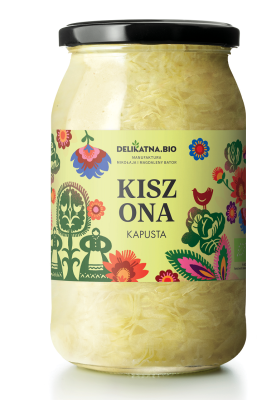 Kapusta Kiszona Bio 900 G (800 G) - Delikatna [BIO]